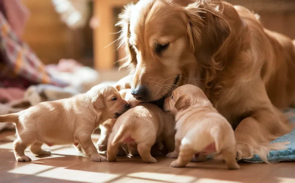 13 Heartwarming Photos of Dogs and Their Adorable Puppies