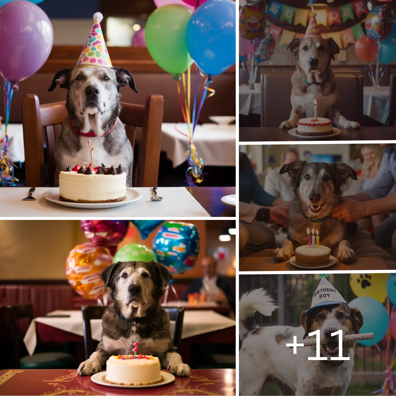 11+ Images of Our Senior Dogs and Their Special Birthdays