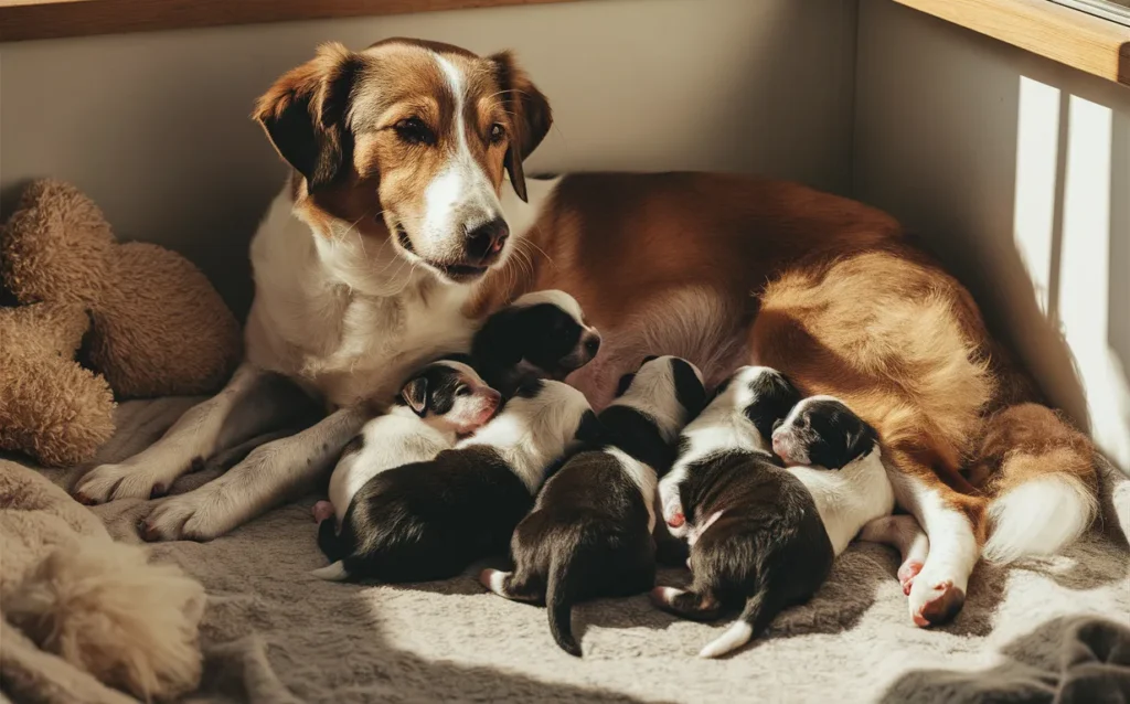 13 Heartwarming Photos of Dogs and Their Adorable Puppies