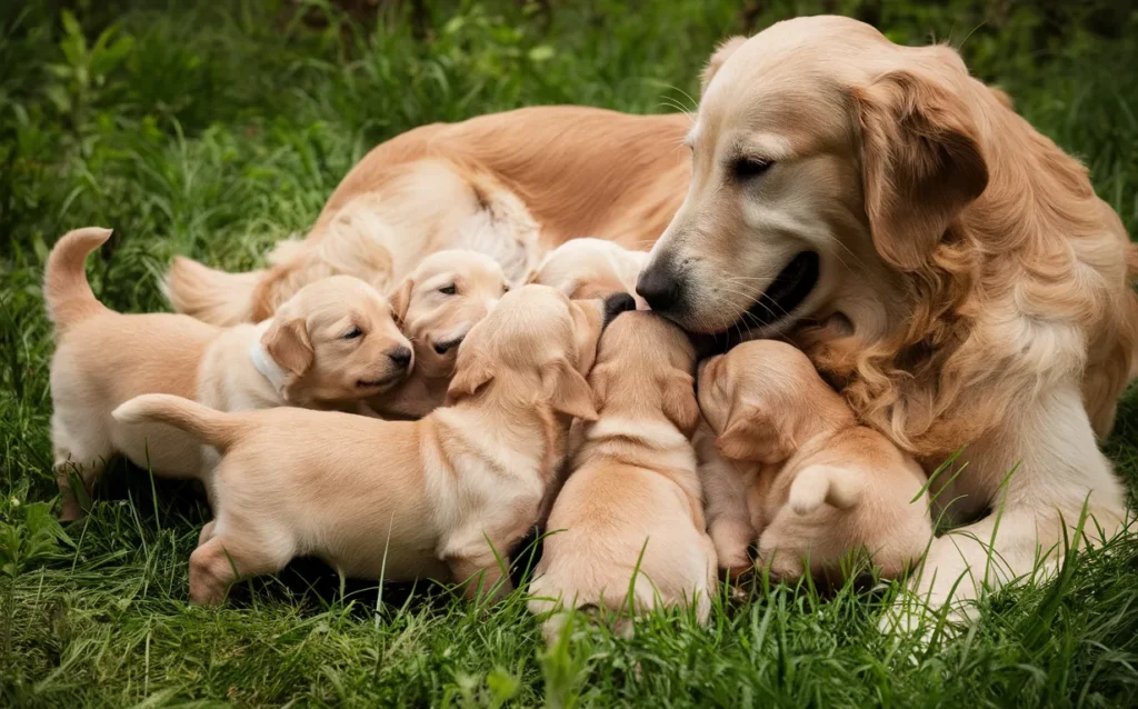 13 Heartwarming Photos of Dogs and Their Adorable Puppies