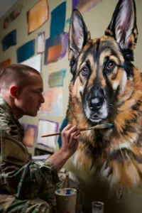 50+ Heart-Touching Military Dog Images