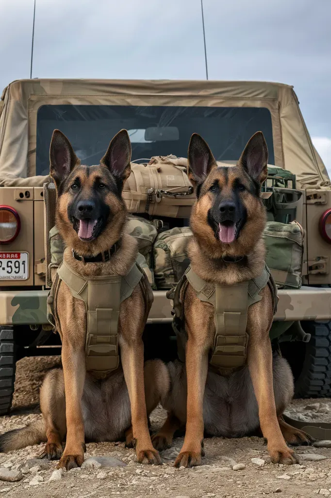 40+ Powerful Images of Military Dogs and Their Handlers: Celebrating Loyalty and Bravery