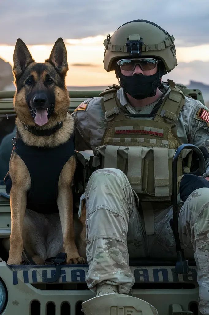 40+ Powerful Images of Military Dogs and Their Handlers: Celebrating Loyalty and Bravery