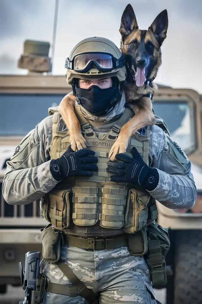 40+ Powerful Images of Military Dogs and Their Handlers: Celebrating Loyalty and Bravery