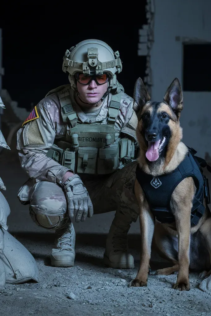 40+ Powerful Images of Military Dogs and Their Handlers: Celebrating Loyalty and Bravery