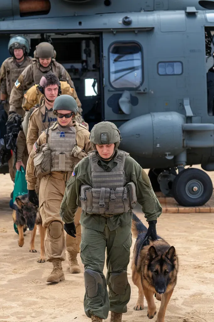 24+ Images of Soldiers and Dogs Sharing Quiet Moments of Peace and Connection