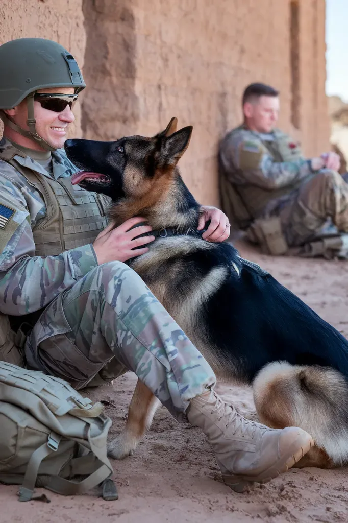 24+ Images of Dogs and Soldiers Sharing Courage Under Fire