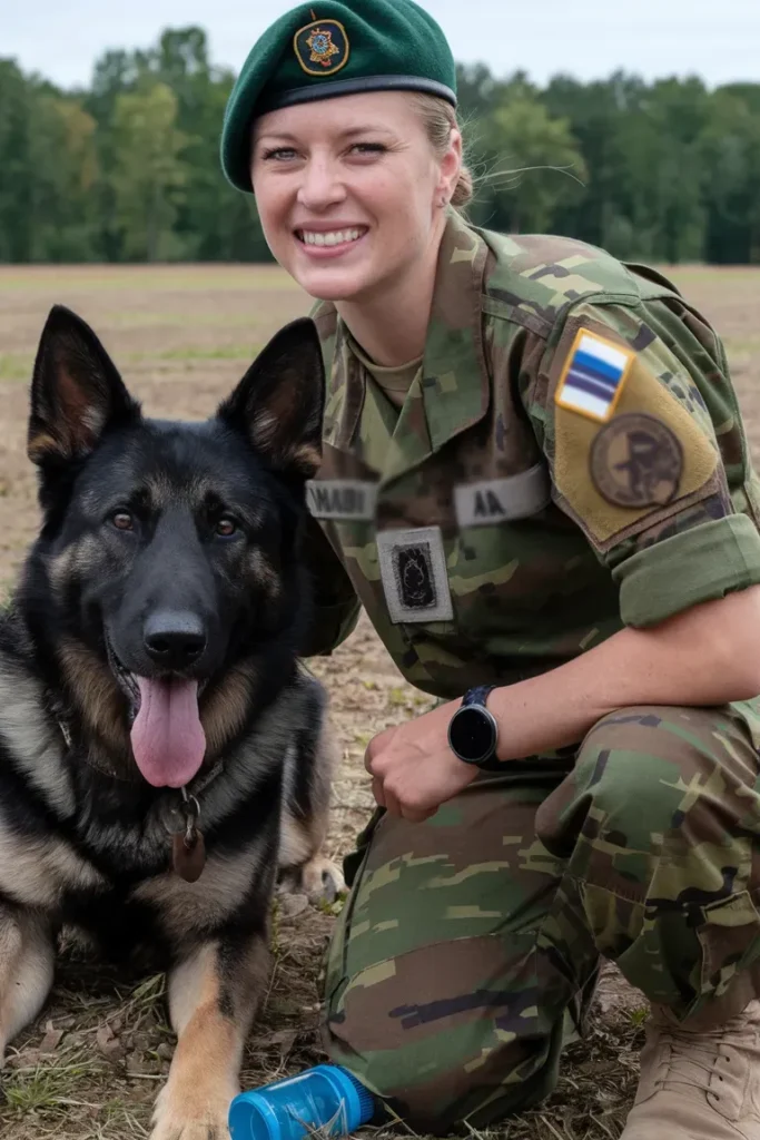 24+ Images of Dogs Who Stand Tall for Their Soldier Companions