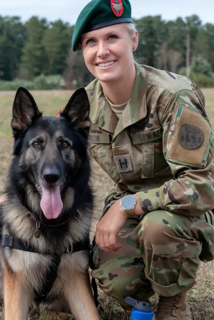 24+ Images of Dogs Who Stand Tall for Their Soldier Companions