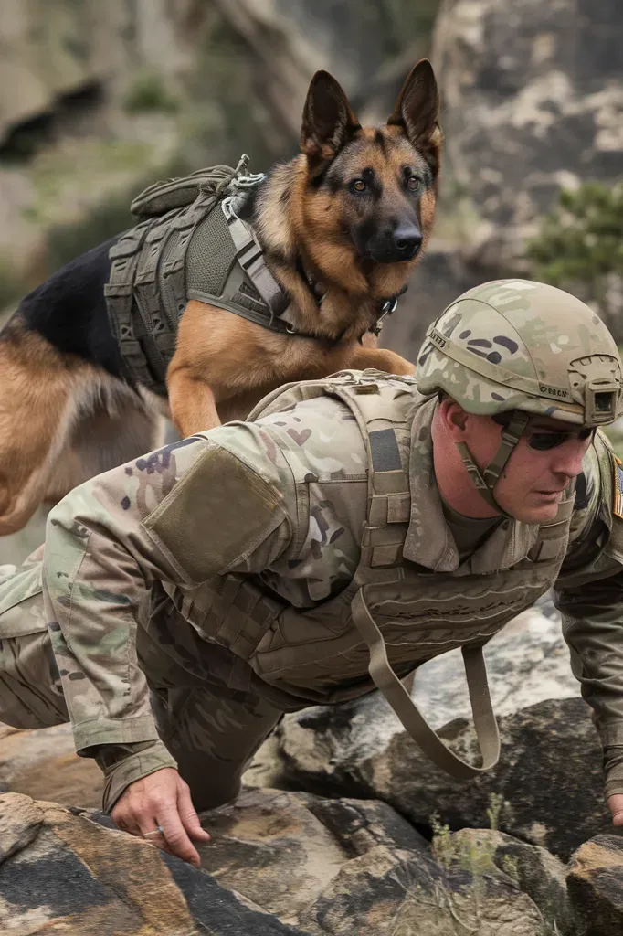 24+ Images of Soldiers and Dogs Marching Forward Together: A Tribute to Loyalty and Courage