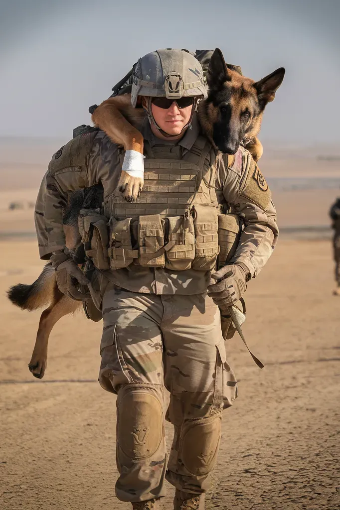 24+ Images of Soldiers and Dogs Marching Forward Together: A Tribute to Loyalty and Courage