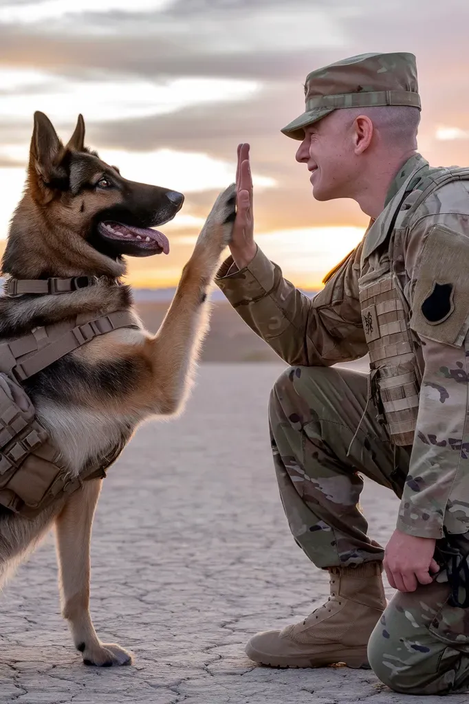 24+ Images of Soldiers and Dogs Marching Forward Together: A Tribute to Loyalty and Courage