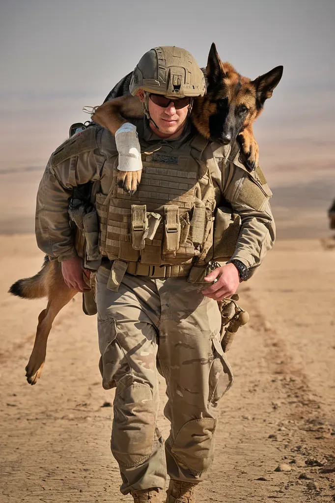 24+ Images of Soldiers and Dogs Marching Forward Together: A Tribute to Loyalty and Courage