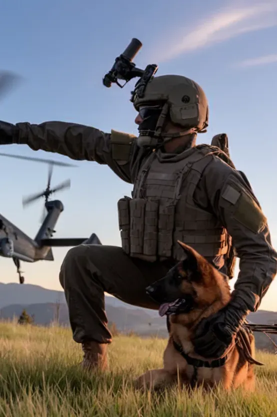 24+ Images of Soldiers and Dogs Walking a Path of Loyalty Together