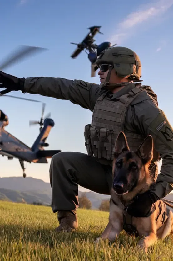 24+ Images of Soldiers and Dogs Walking a Path of Loyalty Together