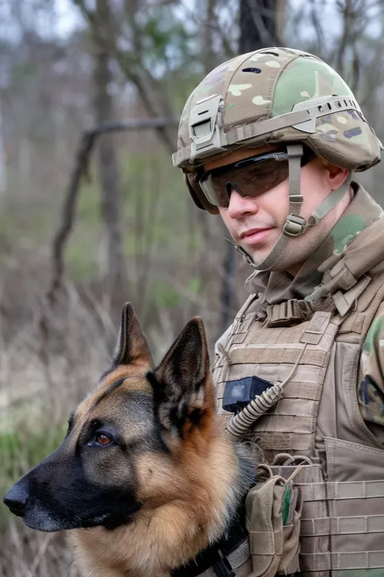 24+ Images of Soldiers and Dogs Walking a Path of Loyalty Together