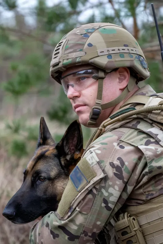 24+ Images of Soldiers and Dogs Walking a Path of Loyalty Together