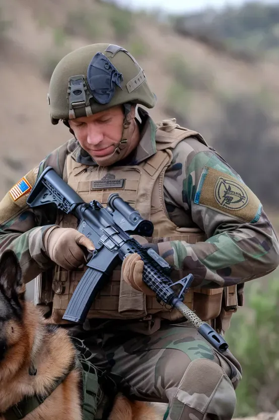 24+ Images of Soldiers and Dogs Walking a Path of Loyalty Together