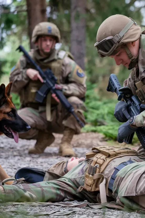 24+ Images of Soldiers and Dogs Walking a Path of Loyalty Together