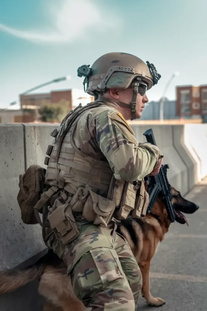 24+ Images of Soldiers and Dogs Walking a Path of Loyalty Together