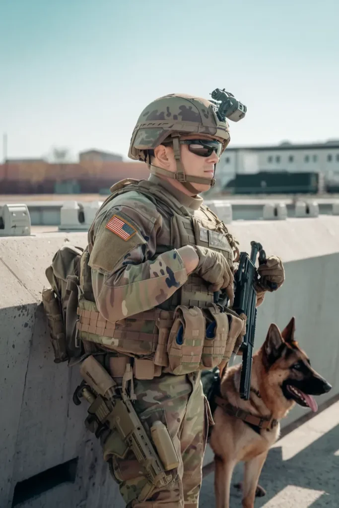 24+ Images of Soldiers and Dogs Walking a Path of Loyalty Together