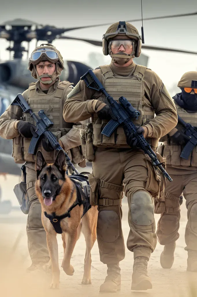 24+ Images of Soldiers and Dogs Walking a Path of Loyalty Together