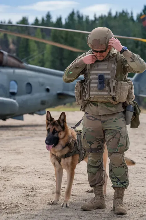 24+ Images of Soldiers and Dogs Walking a Path of Loyalty Together