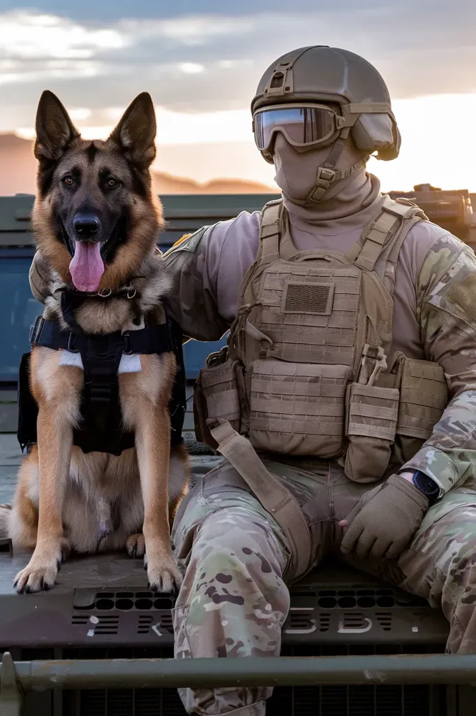 24+ Images of Soldiers and Dogs Who Trust Each Other With Their Lives