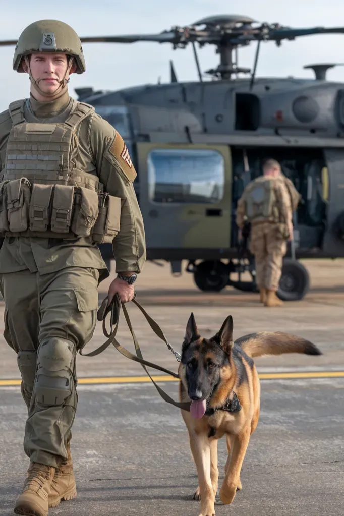 30+ Heartwarming Images of the Unbreakable Bond Between a Soldier and His Dog