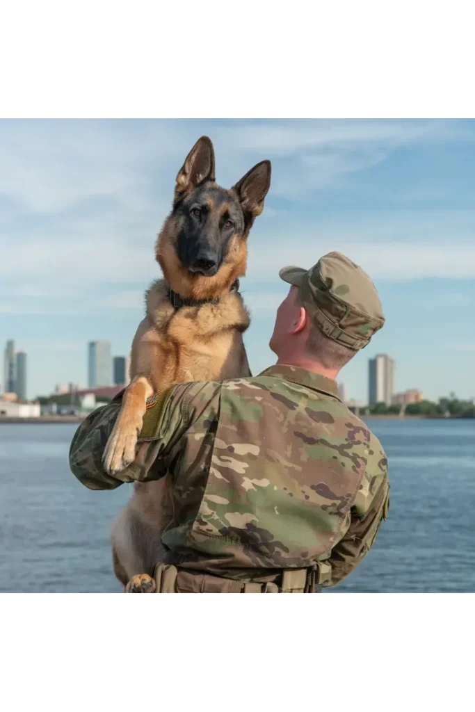 40+ Images of the Heartwarming Relationship Between a Soldier and His Dog