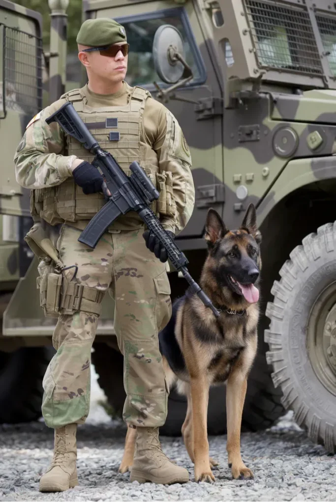 30+ Heartwarming Images of the Unbreakable Bond Between a Soldier and His Dog