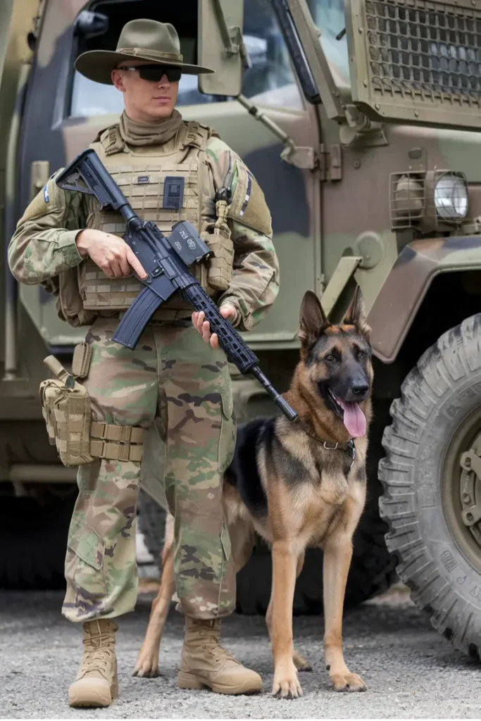 30+ Heartwarming Images of the Unbreakable Bond Between a Soldier and His Dog