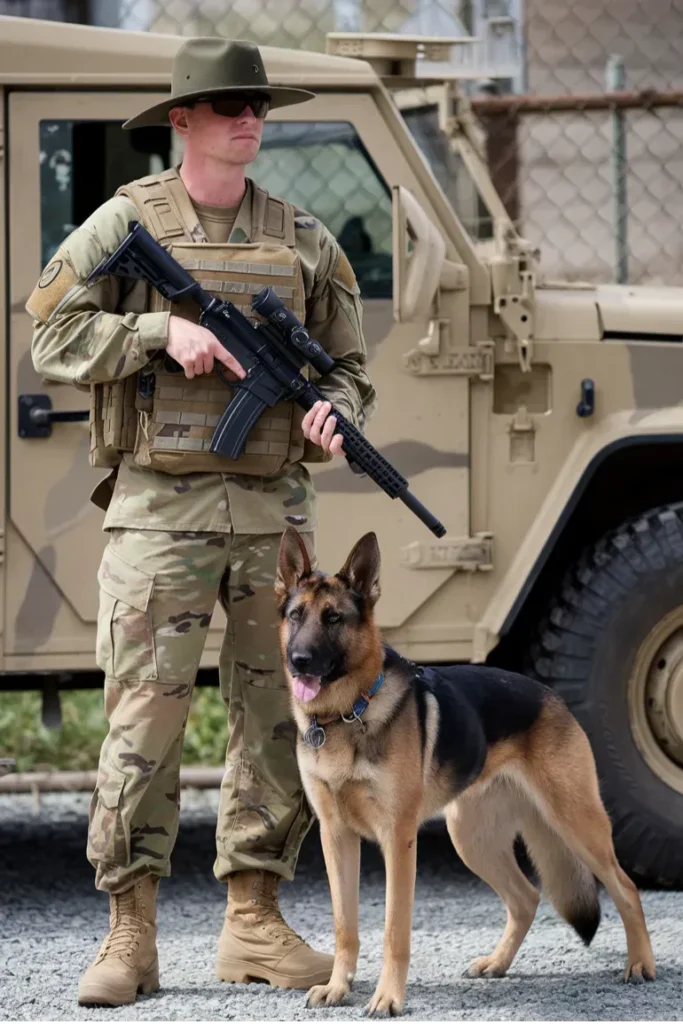 30+ Heartwarming Images of the Unbreakable Bond Between a Soldier and His Dog