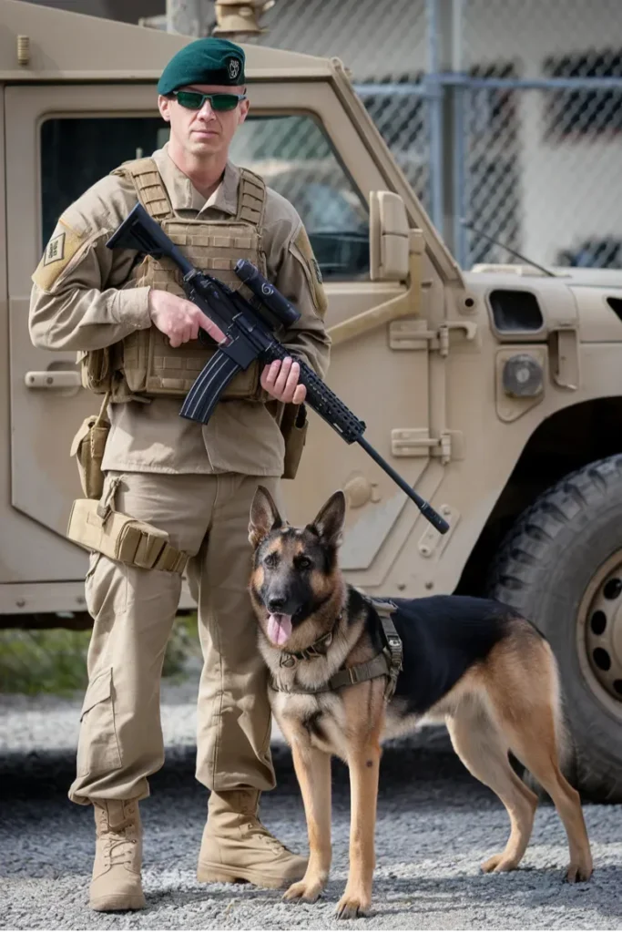 30+ Heartwarming Images of the Unbreakable Bond Between a Soldier and His Dog