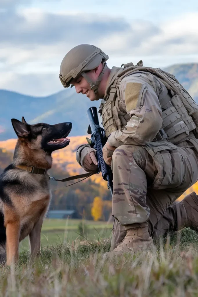 26+ Heartwarming Images of the Incredible Relationship Between a Soldier and His Dog