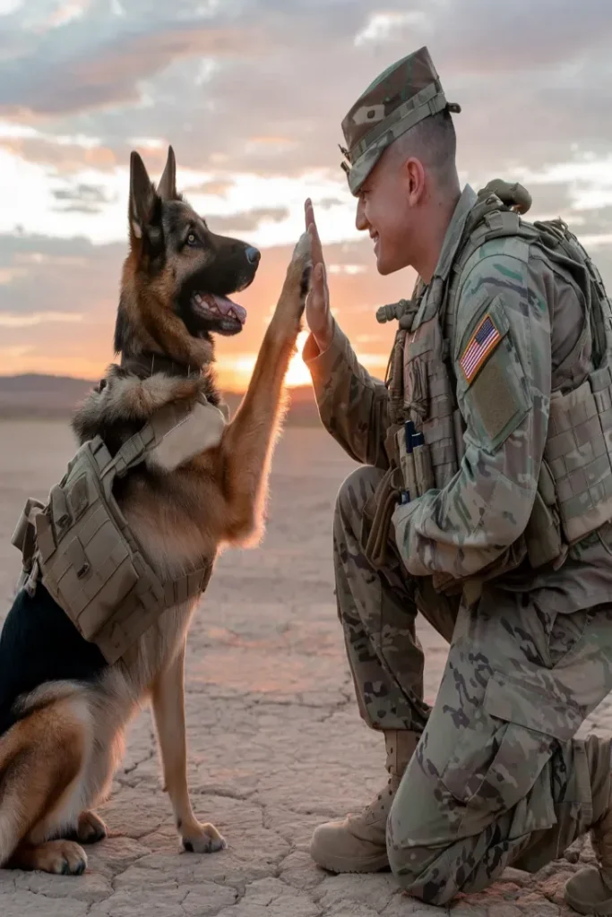 26+ Heartwarming Images of the Deep Bond Between Soldiers and Their Dogs