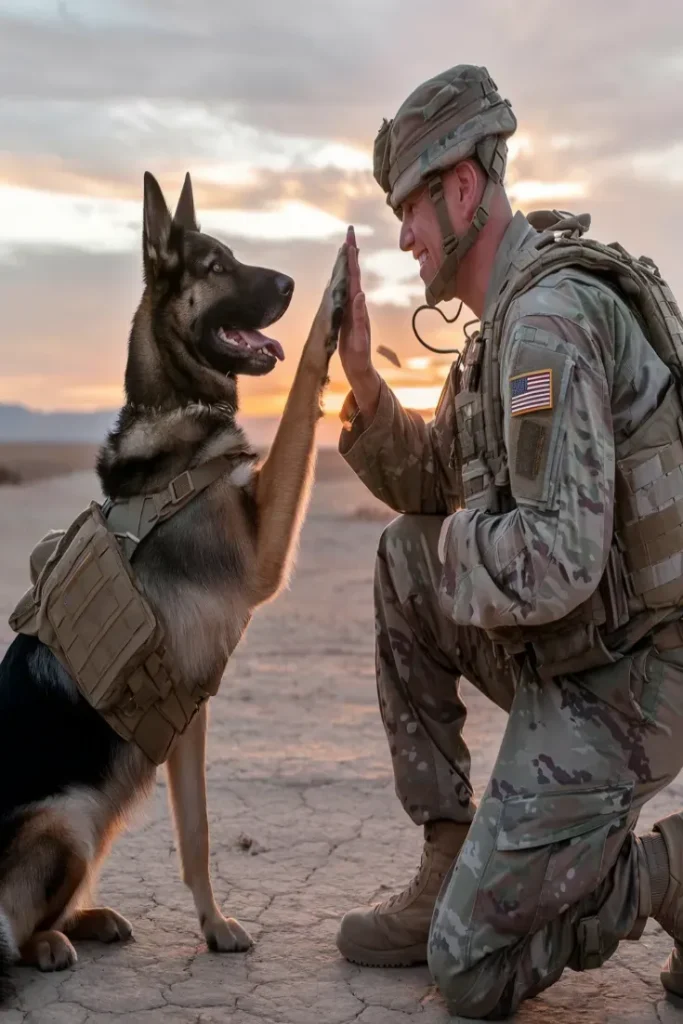 26+ Heartwarming Images of the Deep Bond Between Soldiers and Their Dogs